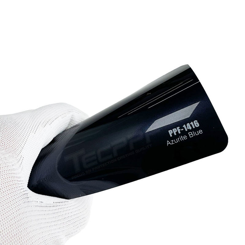 8มิล เปลี่ยนสี ผนังป้องกันสี TPU Lubrizol Heat Healing Azurite Blue Lavender Color PPF-1416