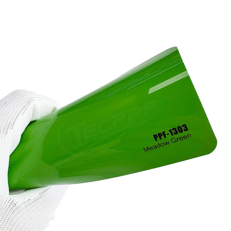 PPF-1303 Meadow Green Color Paint Protection Film สําหรับการกวาดรถ