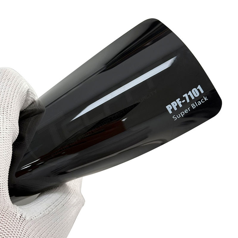 PPF-7101 ซุปเปอร์ ดํา สีสี ผนังป้องกันสีสําหรับการกวาดรถ