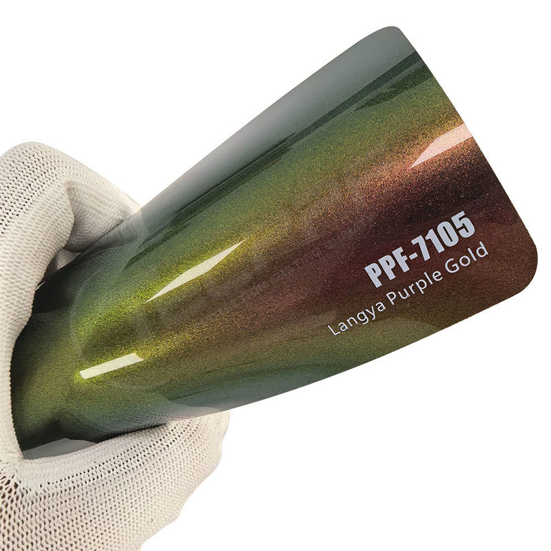 PPF-7105 Langya สีม่วงทอง สีสีสีสีปกป้องสําหรับรถ