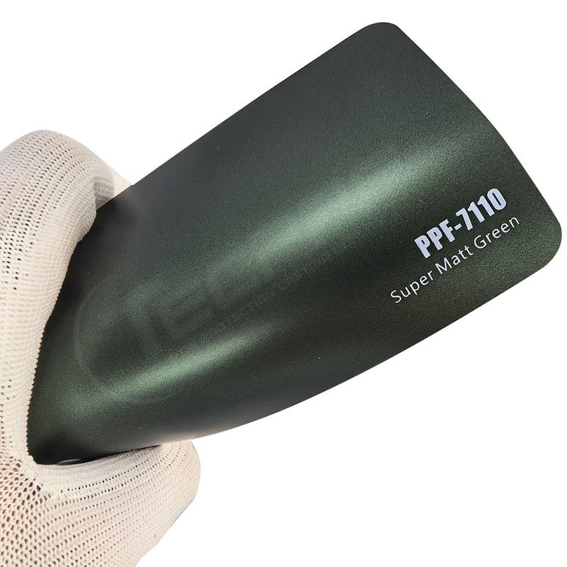PPF-7110 ซุปเปอร์แมท สีเขียว ผนังป้องกันสีสําหรับรถ