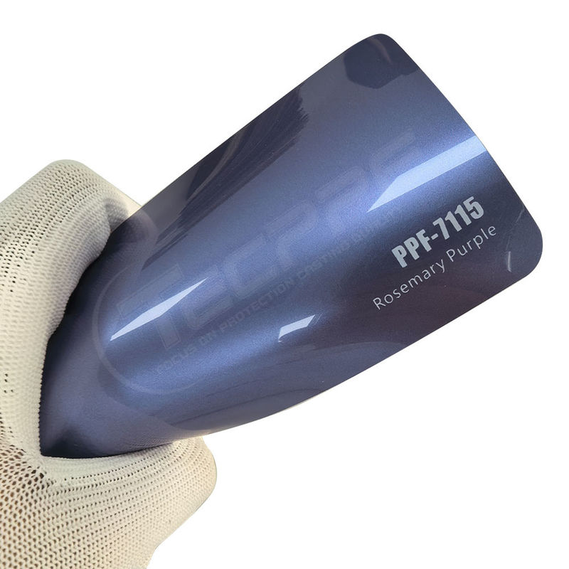 PPF-7115 โรสเมอรี่ สีม่วง ผนังป้องกันสีสําหรับรอยขีดข่วนรถ
