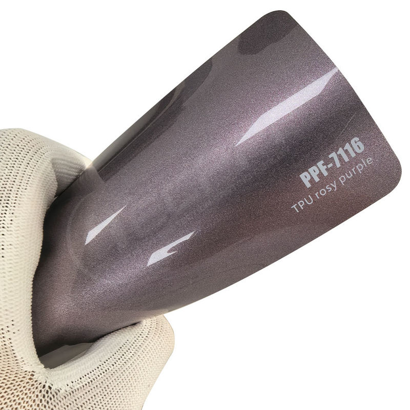 PPF-7116 ผนังป้องกันสีสีชมพูสีชมพู สําหรับรอยขีดข่วนรถ