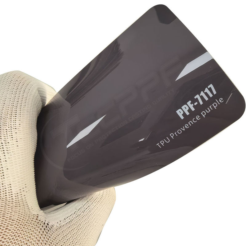 PPF-7117 โปรเวนซ์ สีม่วง ผนังป้องกันสีสําหรับการกวาดรถ