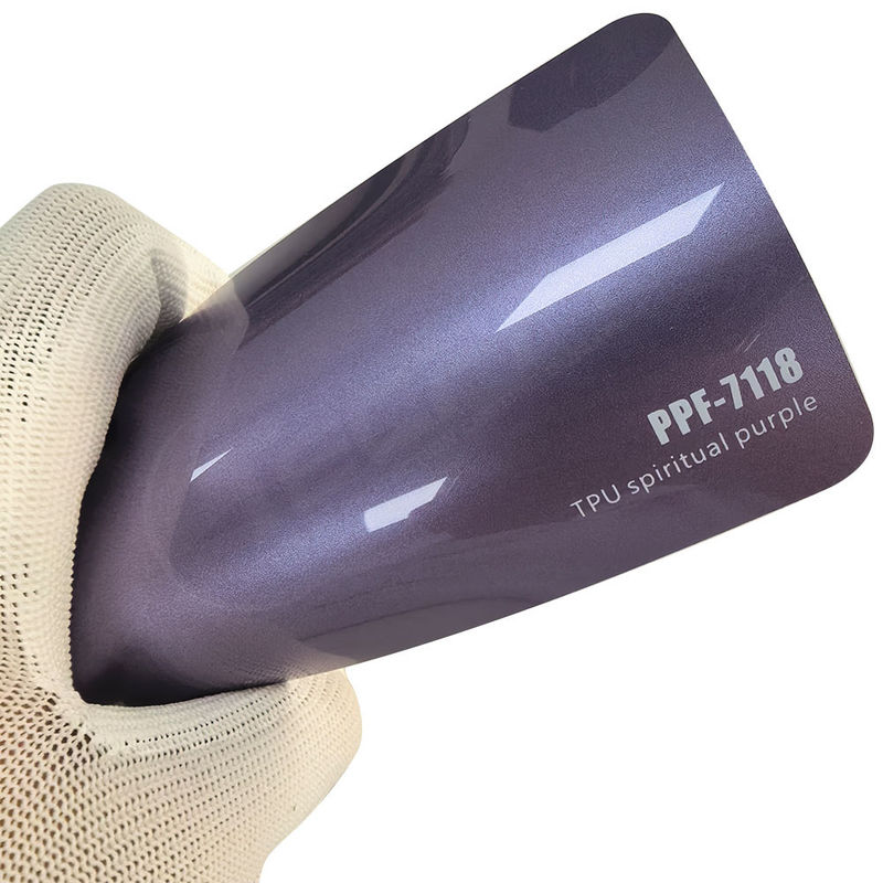 PPF-7118 ผนังป้องกันสีสีสีม่วงสีวิญญาณ สําหรับรอยขีดข่วนรถ