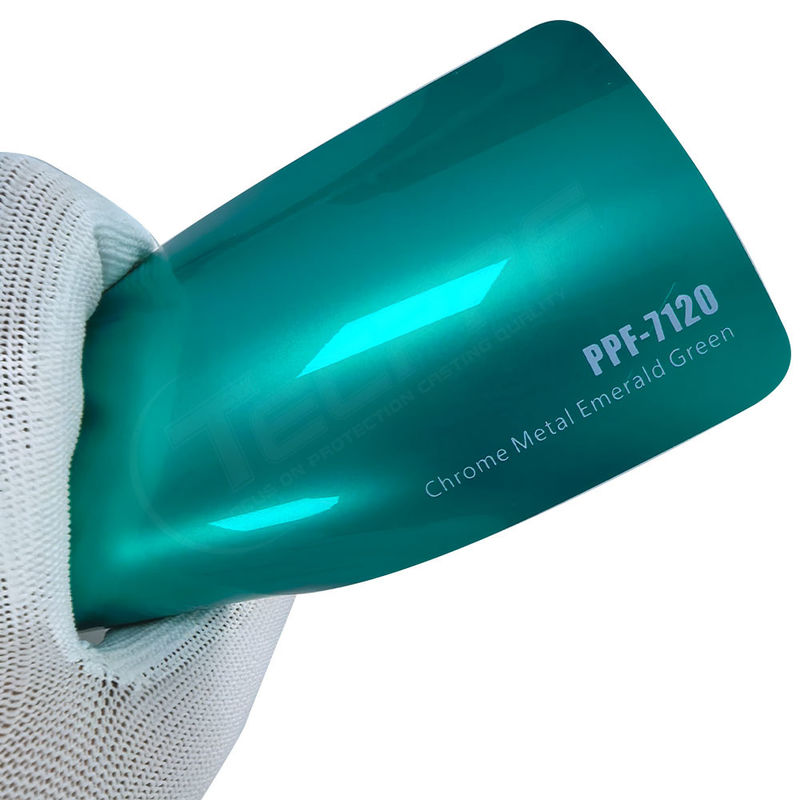 PPF-7120 โครมเมทัล สมารัลด์สีเขียว สีปกป้องสีสําหรับรถ