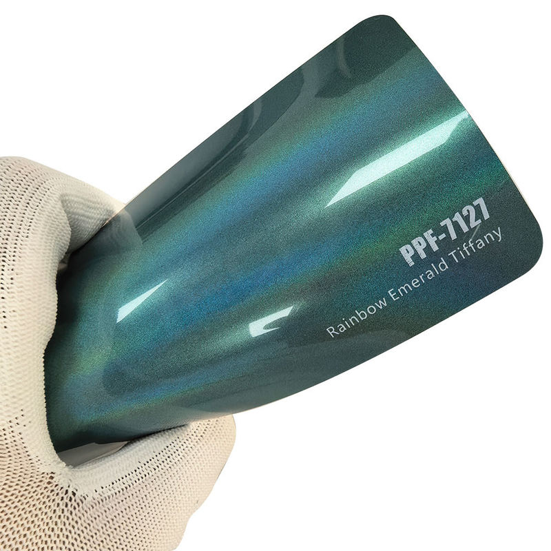 PPF-7127 ภาพปกป้องสีสีฟ้าสีฟ้าสีฟ้าสําหรับรถ