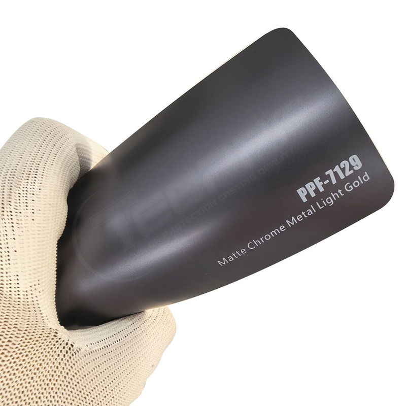 PPF-7129 ผนังป้องกันสีสีสีทองสีเบาสําหรับรถ