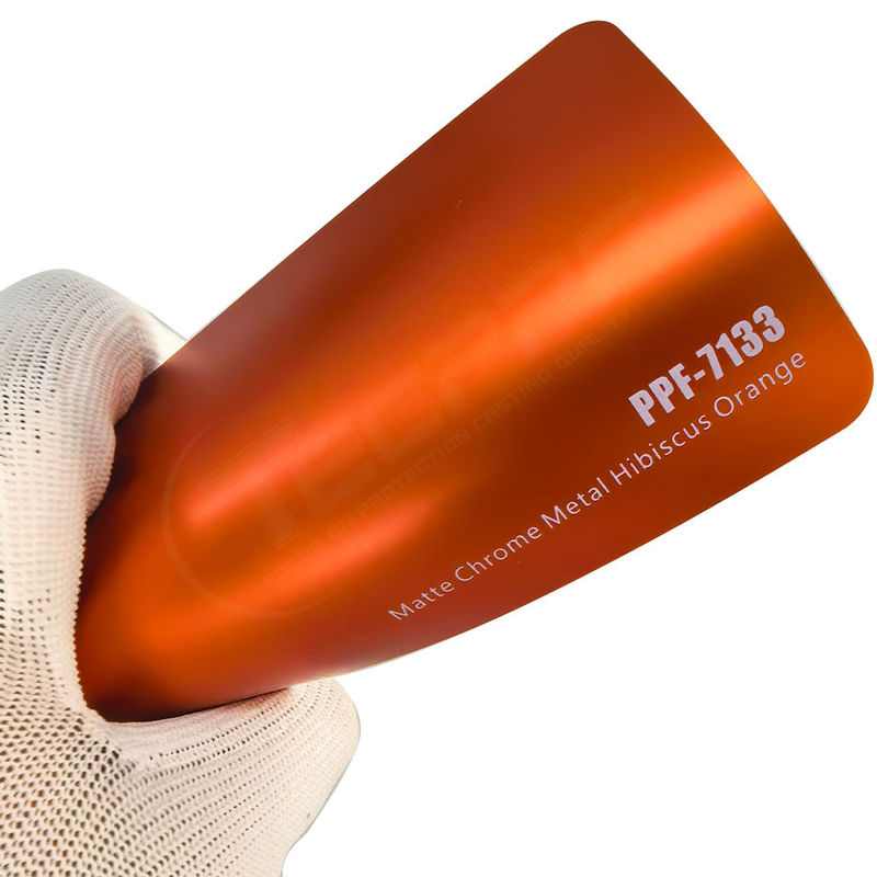 PPF-7133 ฟิล์มป้องกันสีสีสีส้มสําหรับรถยนต์