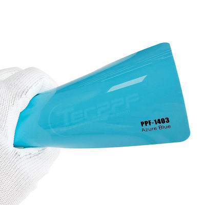 PPF-1403 ฟิล์ม Ppf สีฟ้าสีฟ้า สะอาดต่อสิ่งแวดล้อม