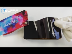 PPF-1012 สีแดงสลัม 8 มิล ลายเปลี่ยนสี